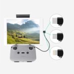 Sunnylife TY-X9304 adecuado para DJI Mavic Air 2S / DJI FPV gafas de vuelo V2 / Mavic Mini2 / Osmo Pocket 2 Cable para tableta y teléfono móvil, 15cm Type-C to Type-C Cable - Imagen 6