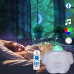 SC515-03 Control remoto Bluetooth Música Starlight Patrón de agua Proyección Dormitorio Luz nocturna USB Control de sonido Full Star Láser Lámpara de escenario - Imagen 4