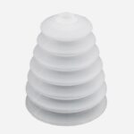10 PCS Martillo eléctrico Cubierta de polvo Recolección de polvo Tazón Accesorios de taladro de impacto, Dust Cover(White)