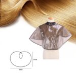 Mantón para teñir y engrasar permanente, peluquería, corte de pelo antiadherente, tela para el cabello, herramientas de peluquería - Imagen 2