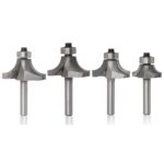 4 PCS / SET CUERZA REDONDO CORTURIDAD DE LA MÁQUERA DE LA MÁQUINA DE LA MÁQUINA DE Aleación Cortador de corte