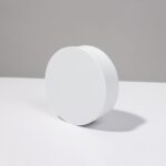 8 piezas cubo geométrico accesorios para fotos adornos decorativos plataforma de fotografía, Small White Cylindrical