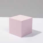 8 piezas cubo geométrico accesorios para fotos adornos decorativos plataforma de fotografía, Small Light Pink Square