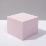 8 piezas cubo geométrico accesorios para fotos adornos decorativos plataforma de fotografía, Large Light Pink Rectangular