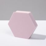 8 piezas cubo geométrico accesorios para fotos adornos decorativos plataforma de fotografía, Large Light Pink Hexagon