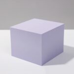 8 piezas cubo geométrico accesorios para fotos adornos decorativos plataforma de fotografía, Large Purple Rectangular