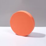 8 piezas cubo geométrico accesorios para fotos adornos decorativos plataforma de fotografía, Small Orange Cylinder