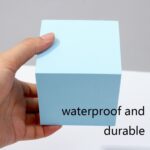 8 piezas cubo geométrico accesorios para fotos adornos decorativos plataforma de fotografía, Large Light Blue Hexagon - Imagen 3