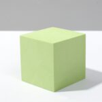 8 piezas cubo geométrico accesorios para fotos adornos decorativos plataforma de fotografía, Small Green Square