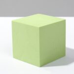 8 piezas cubo geométrico accesorios para fotos adornos decorativos plataforma de fotografía, Large Green Square