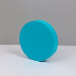 8 piezas cubo geométrico accesorios para fotos adornos decorativos plataforma de fotografía, Small Lake Blue Cylinder