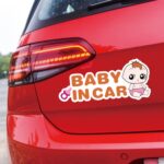 10 PCS Hay un bebé en las pegatinas del coche Pegatinas de advertencia Estilo:, CT223 Baby M Blue Child Adhesive Stickers - Imagen 3