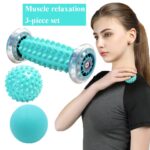 Bola de masaje Bola de fascia plantar Relajación muscular Bola de ejercicios Bola de mano, Estilo:, Set 1 - Imagen 3