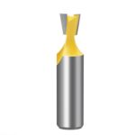 Cortador de cola de milano con mango de 1/2, fresa pequeña para grabado en madera, especificación:, 1/2x3/8mm