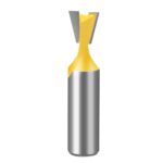 Cortador de cola de milano con mango de 1/2, fresa pequeña para grabado en madera, especificación:, 1/2x1/2mm