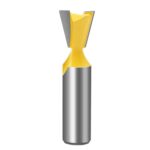 Cortador de cola de milano con mango de 1/2, fresa pequeña para grabado en madera, especificación:, 1/2x5/8mm
