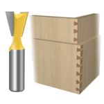Cortador de cola de milano con mango de 1/2, fresa pequeña para grabado en madera, especificación:, 1/2x3/4mm - Imagen 5