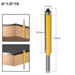Cortador de recorte extendido de 8 mangos con rodamiento, cortador de línea de carpintería, especificación:, 8x1/2x76.2mm - Imagen 2