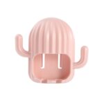 4 PCS Divertido Cactus Titular de cepillo de dientes Punch-Free Multifuncional Drenaje de baño Gancho de almacenamiento, entrega aleatorio de color - Imagen 2