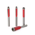 3 uds., fresadora de grabado para carpintería, máquina cortadora, cabezal cortador de aleación, 1/4x1/4mm - Imagen 3