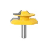 Máquina de grabado para carpintería Fresa Cuchillo para juntas de 45 grados, 1/2x2-3/4mm