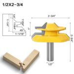 Máquina de grabado para carpintería Fresa Cuchillo para juntas de 45 grados, 1/2x2-3/4mm - Imagen 2