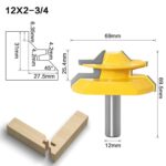 Máquina de grabado para carpintería Fresa Cuchillo para juntas de 45 grados, 12x2-3/4mm - Imagen 2