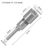 Convertidor de poste de extensión para máquina cortadora de grabado, 1/4mm To 1/4mm - Imagen 2