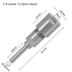 Convertidor de poste de extensión para máquina cortadora de grabado, 1/4mm To 8mm - Imagen 2