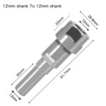 Convertidor de poste de extensión para máquina cortadora de grabado, 12mm To 12mm - Imagen 2