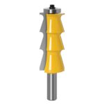 Cortador de línea de barandilla ciega, cortador de fresado de grabado para carpintería, 1/2 Inch Handle, 12mm Handle
