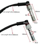 Accesorios para motocicleta, pastilla de freno de disco, interruptor de freno hidráulico M10, interruptor de freno hidráulico de doble orificio, M10 x 1.00mm - Imagen 4