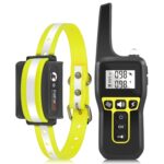 PaiPaitek PD529 Dispositivo de entrenamiento de perros con control remoto Dispositivo de control de voz Dispositivo antiladridos Dispositivo de entrenamiento de perros, PD529 (Yellow)