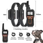 PAIPAITEK PD529-2 Dispositivo de entrenamiento remoto Dispositivo de perros Suministros de capacitación para mascotas Equipo de entrenamiento antiabidos - Imagen 3