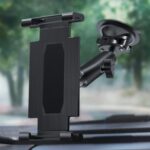 Autobús Camión Soporte para teléfono móvil Ventosa Soporte para teléfono móvil para automóvil, Folding Flat Back Clip - Imagen 2