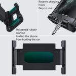 Autobús Camión Soporte para teléfono móvil Ventosa Soporte para teléfono móvil para automóvil, Folding Flat Back Clip - Imagen 3