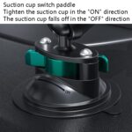 Autobús Camión Soporte para teléfono móvil Ventosa Soporte para teléfono móvil para automóvil, Folding Flat Back Clip - Imagen 7