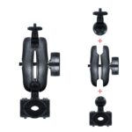 Soporte para cámara con soporte para grabadora de motociclismo, estilo:, KZ05 + KL04 + KD05