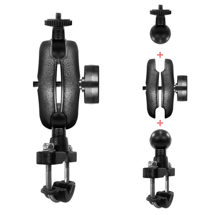 TBD0572019802.jpg Soporte para cámara con soporte para grabadora de motociclismo, estilo:, KZ05 + KL04 + KD02 - Imagen 1