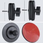 Soporte de mesa de instrumentos de coche adhesivo curvo Soporte de teléfono móvil de coche Abrazadera de plástico Estilo del brazo:, Large 4 Claw - Imagen 4