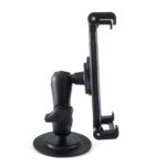 Soporte de mesa de instrumentos de coche adhesivo curvo Soporte de teléfono móvil de coche Abrazadera de plástico Estilo del brazo:, Plastic Clamp Arm