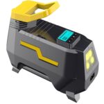 Bomba de aire multifuncional con iluminación LED y pantalla digital de alta potencia montada en vehículo, Car 12V Digital, Car Home Two-purpose Digital