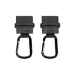 2 juegos de mosquetón extra resistente con gancho para cochecito, 2 Sets Stroller Sturdy Hook