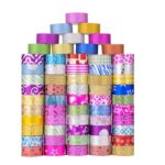 60 colores / caja brillo cinta fácil de desgarrar la cinta de bricolaje