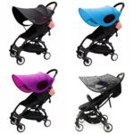 Cochecito Parasol Anti-Ultravioleta Cochecito Cobertizo, Black Waterproof, Blue No Waterproof, Purple No Waterproof, Star Empty - Imagen 2