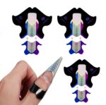 Soporte de papel para extensión de uñas con láser Symphony Soporte de papel para extensión de uñas con fototerapia en forma de pez, Extended 100 PCS / Pack
