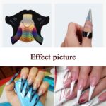Soporte de papel para extensión de uñas con láser Symphony Soporte de papel para extensión de uñas con fototerapia en forma de pez, Extended 100 PCS / Pack - Imagen 3