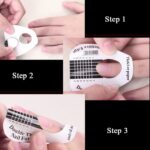 Soporte de papel para extensión de uñas con láser Symphony Soporte de papel para extensión de uñas con fototerapia en forma de pez, Extended 100 PCS / Pack - Imagen 4