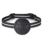 Tapón para ladridos de perros, Collar antiladridos con vibración y sonido, enchufe europeo, EU Plug Black