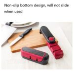 2 PCS Mango Plegable Cerámica Muela de Piedra Piedra Llevar Grueso Groove Doble Asamblea antideslizante Sacapuntas - Imagen 3